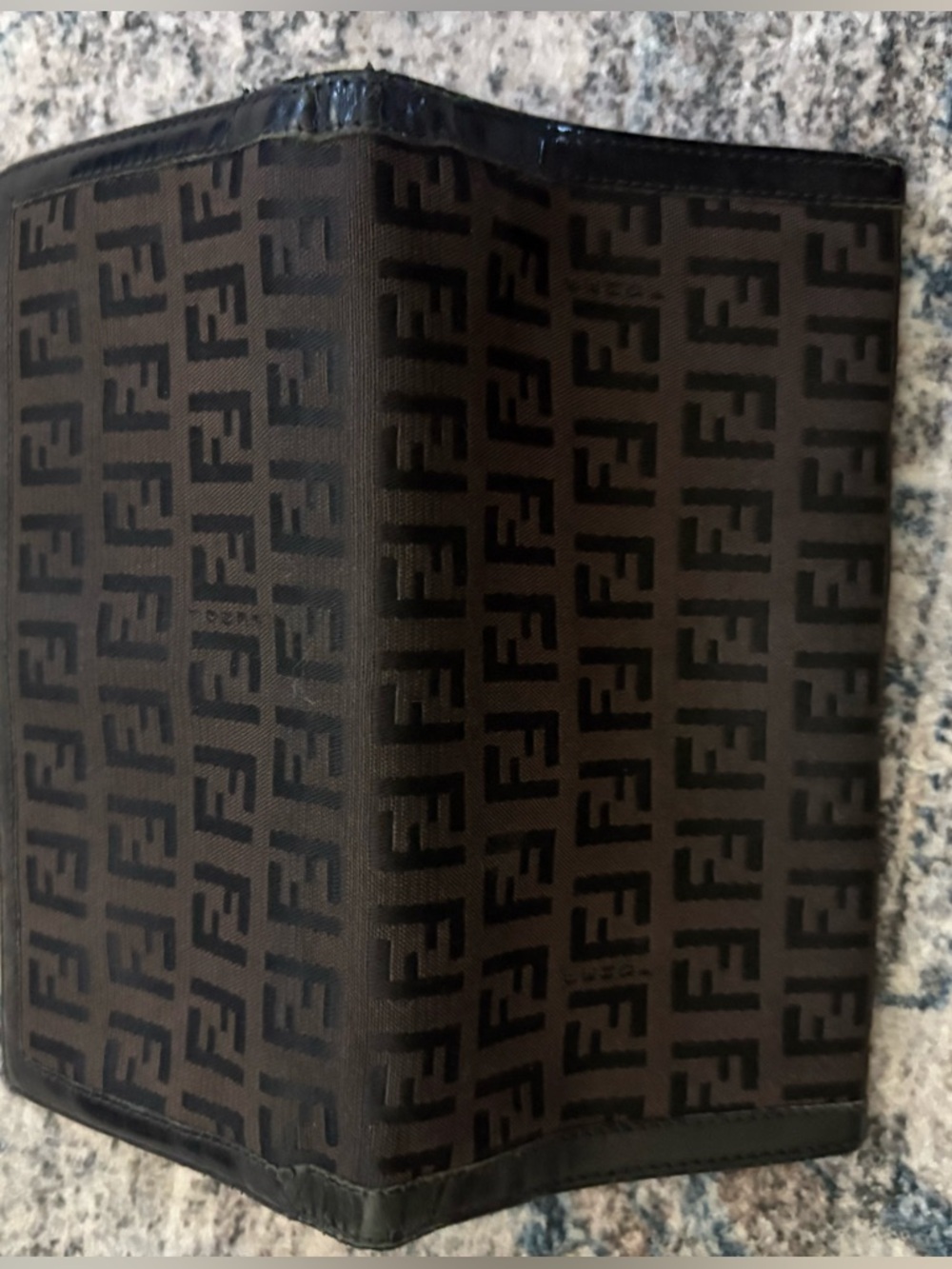 FENDI Zucca pattern long wallet black / brown - Picture 4 of 4